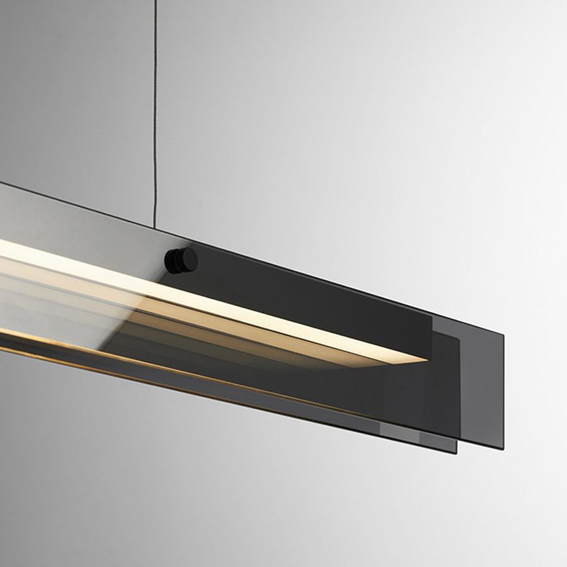 Glass Shade Ceiling Pendant Light Modern LED Kitchen Island Lighting Ideas
