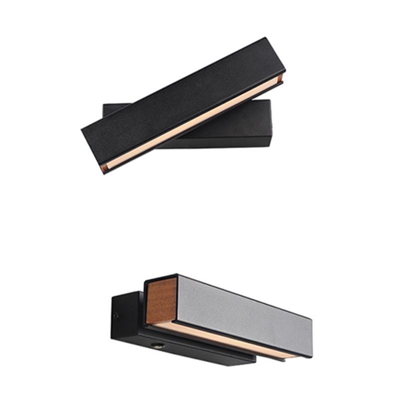 Rectangular Wall Light Sconces Modern Minimalist Style Acrylic 1 Light Sconces