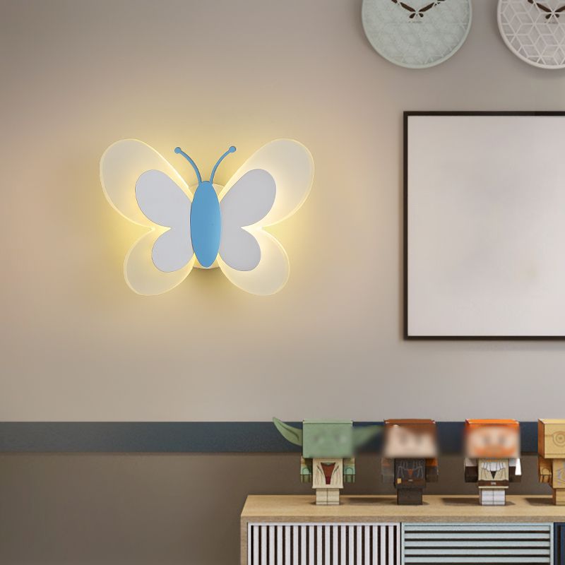 Children Wall Lamp Modern Style Wall Mount Lamp with Acrylic Shade for Kid's Room
