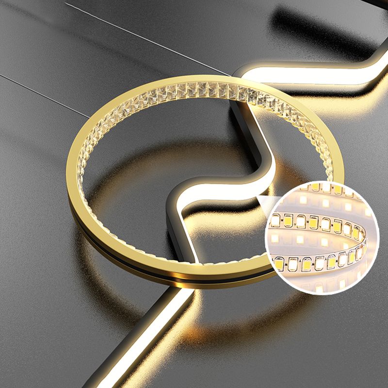 Metal Shaded Pendant Lighting Fixture Simplicity-Style LED Island Lighting Fixture in Black