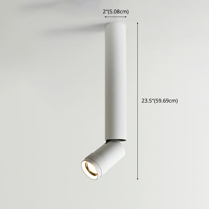 Neuartiges nordisches Röhrenstrahler-Aluminium-Wohnzimmer-LED-Downlight zur Unterputzmontage mit Fokusgetriebe