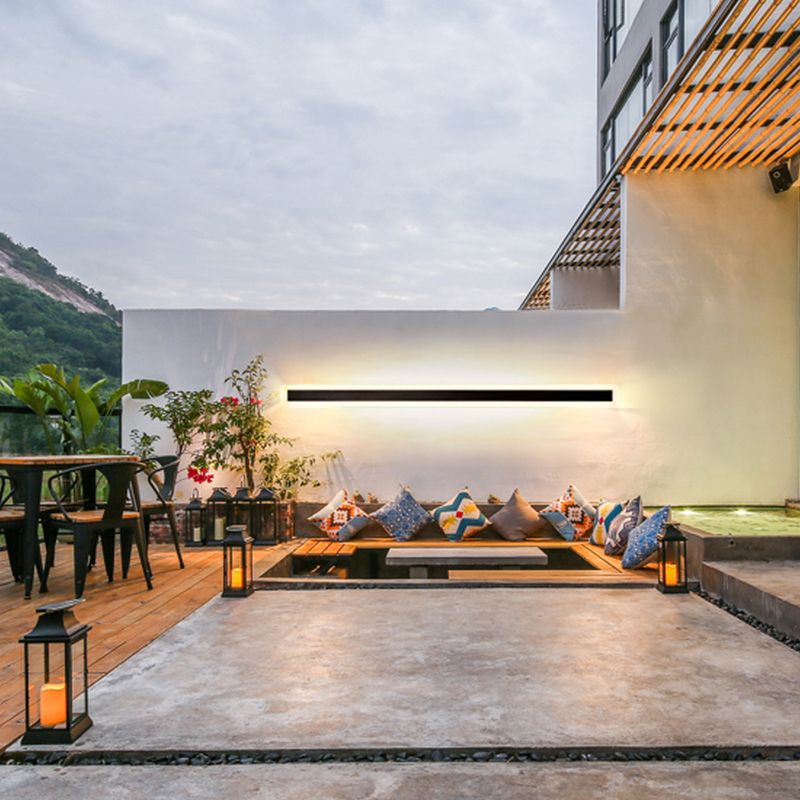 1 luccio di illuminazione da parete di moda semplice per parete lineare moderna moderna