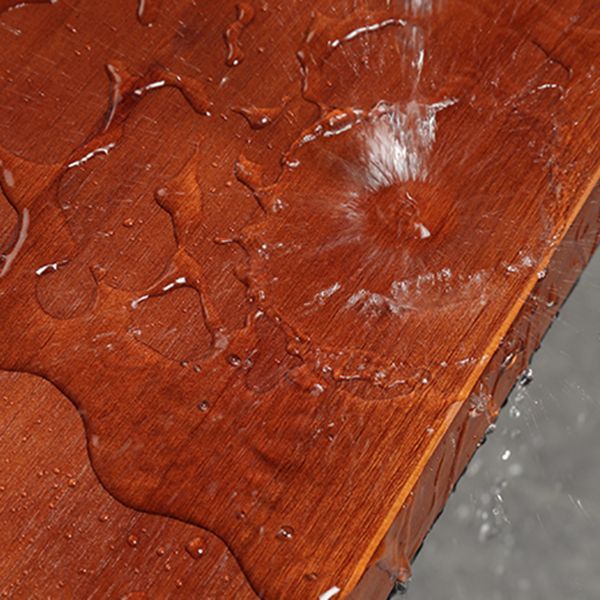 Rectangle Wood Bar Dining Table Modern Bar Table with Trestle Base