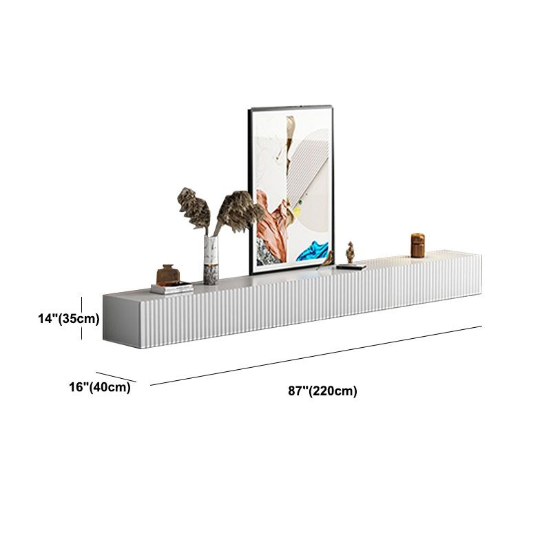 Contemporary TV Stand Console Wood TV Media Stand with Drawers