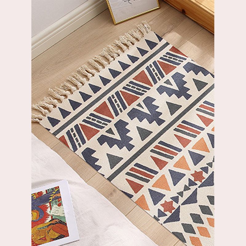 Yellow Plants Indoor Carpet Polyester Casual Area Rug Washable Rug for Home Decor