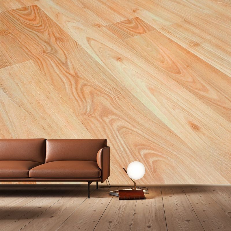 Photography Style Wood Look Mural Wallpaper Whole Wall Decor for Living Room