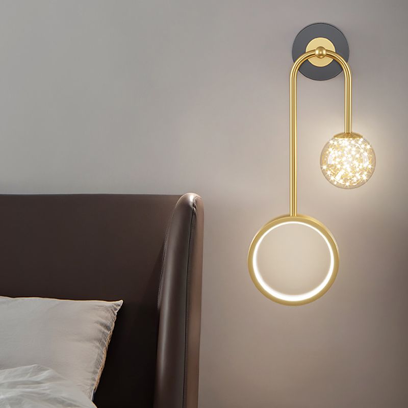 Geometry Shape Wall Lights Modern Style Glass 2-Light Wall Mount Lights