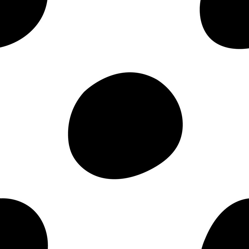 Huge Illustration Modern Wallpaper Mural with Geometrical Pattern in Black and White