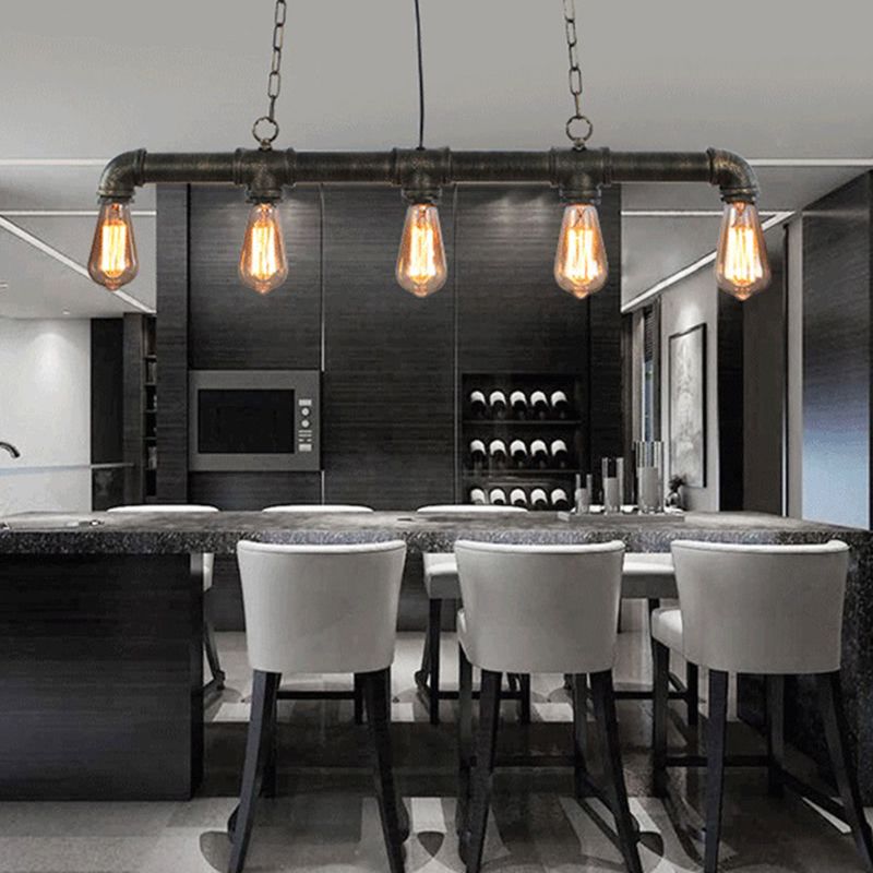 Industrial Ripe Island Light Household Hanging Lighting Fixture for Dining Room