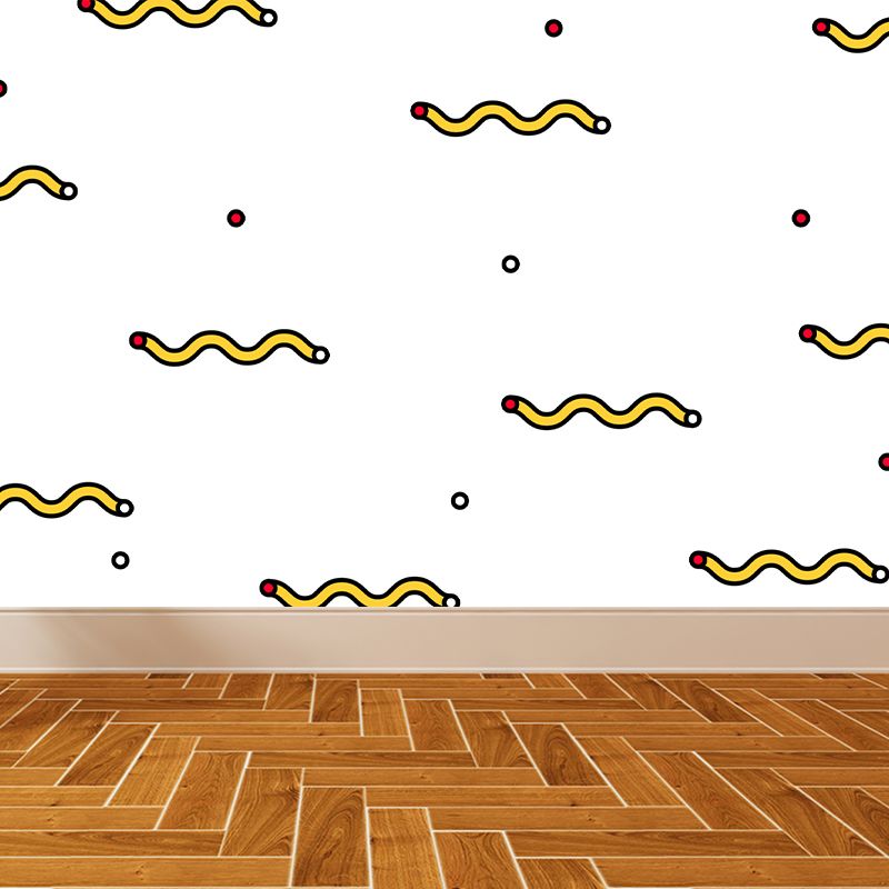 Full Size Modern Wall Mural Light Color Geometric Wall Decor for Baby Room, Made to Measure