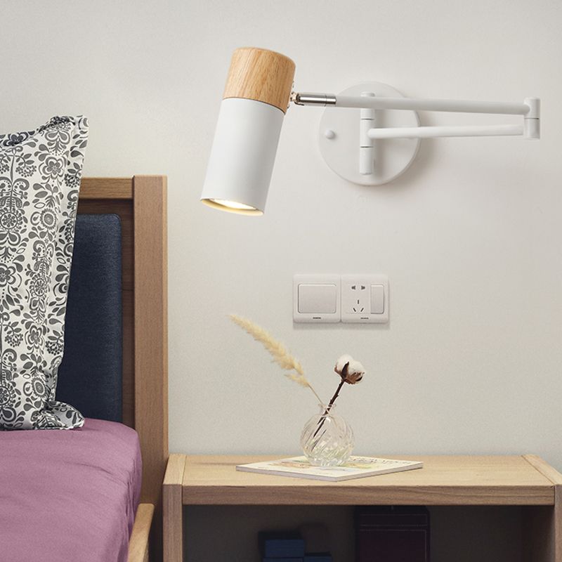 Actualización moderna de pared ajustable ajustable una mezcla de luz montada en la pared blanca