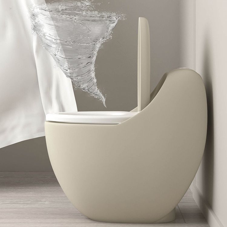 Siphon Jet Flush Toilet Floor Mounted All-In-One Urine Toilet