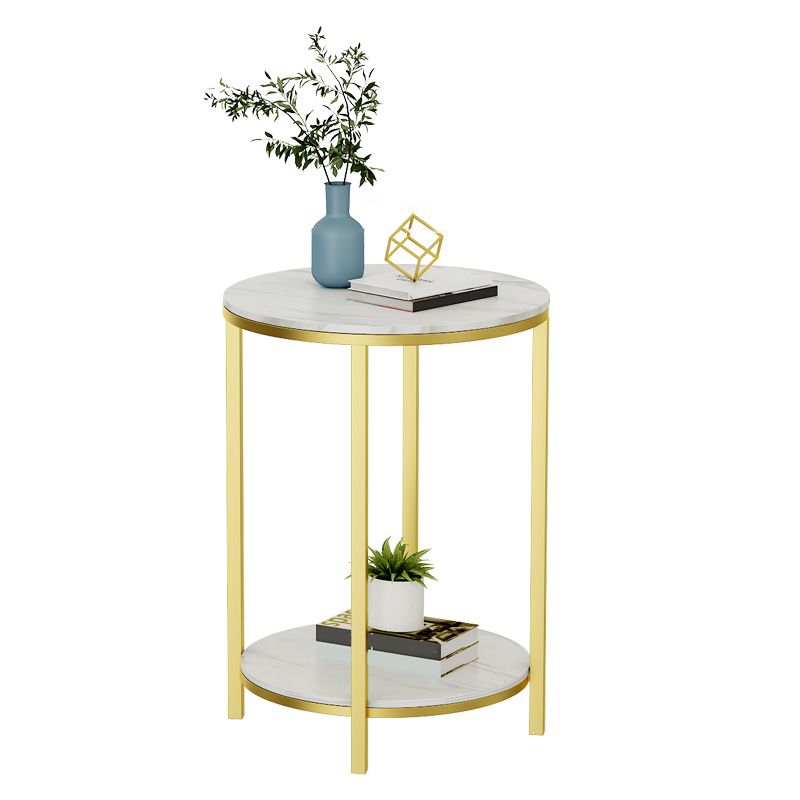 Minimalist Slate Side End Table 4 Legs Side End Table for Living Room