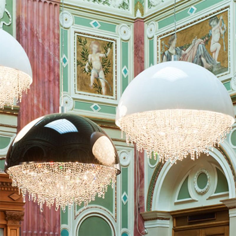 Noordse stijl bol hanglampverlichting kristal eetkamer plafond kroonluchter