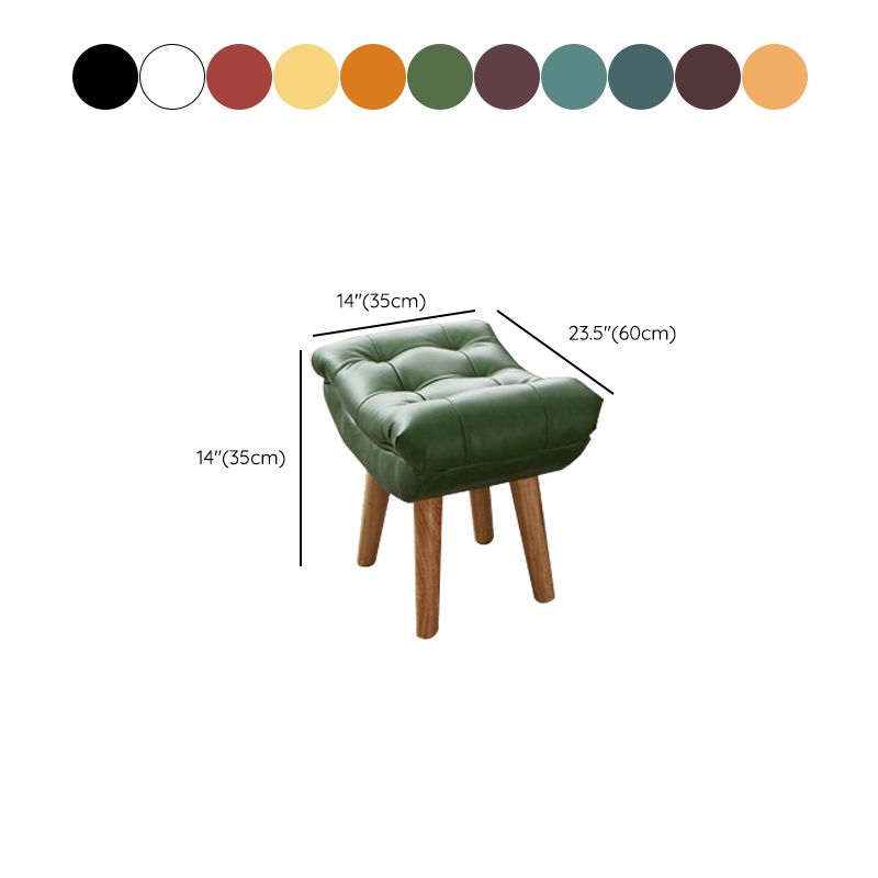 Indoor Leisure Chaise Chair Modern Wooden Upholstered Rocking Chair