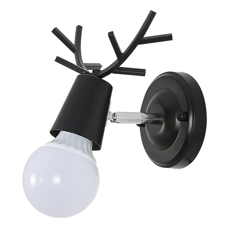 Modern Style Geometric Wall Lamps Metal 1 Light Wall Lighting for Living Room