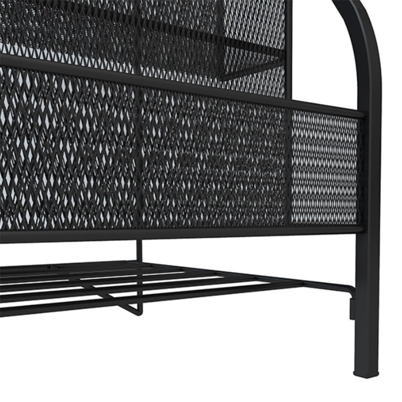 Glam Shelf Bookcase Closed Back Metal Book Shelf for Study Room