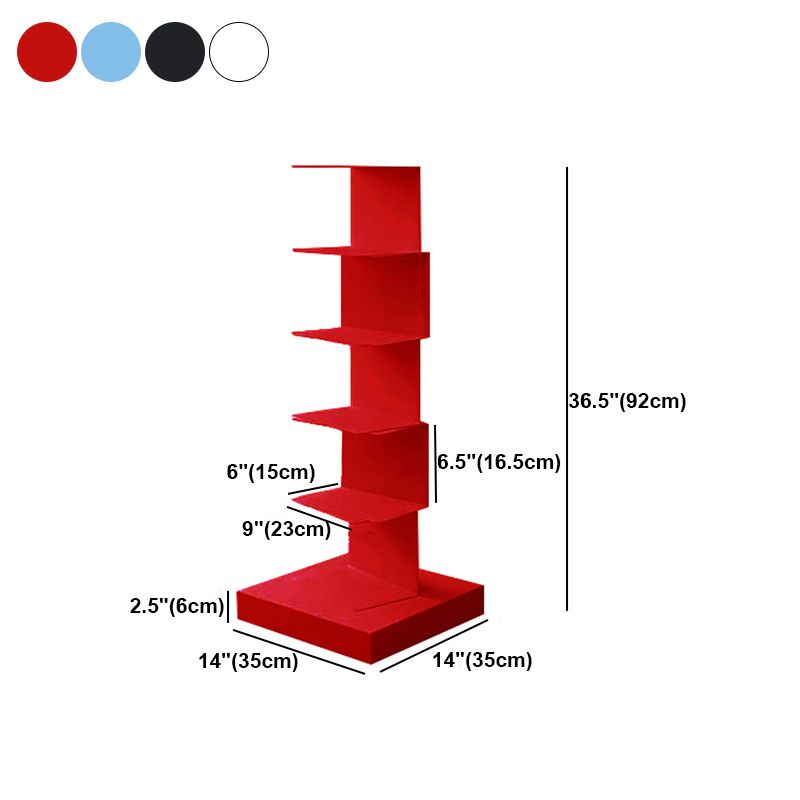 Moderner Stil vertikaler Bücherregal Edelstahl geschlossenes Rückenregal Bücherregal