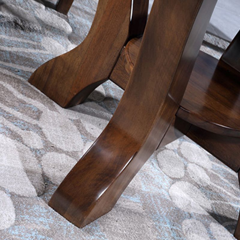 Solid Wood Dining Room Table Traditional Pedestal Dining Table