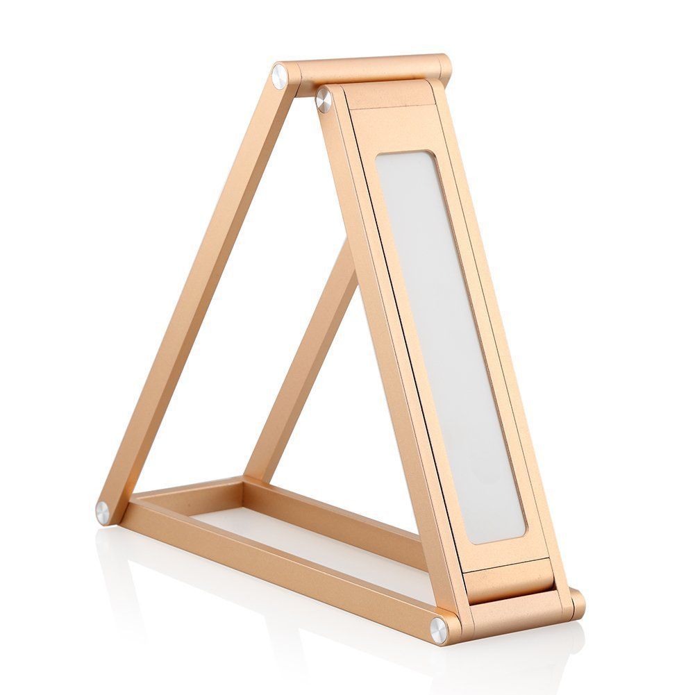 Opvouwbare lineaire LED -tafellamp creatief minimalistisch metalen slaapkamer leeslicht