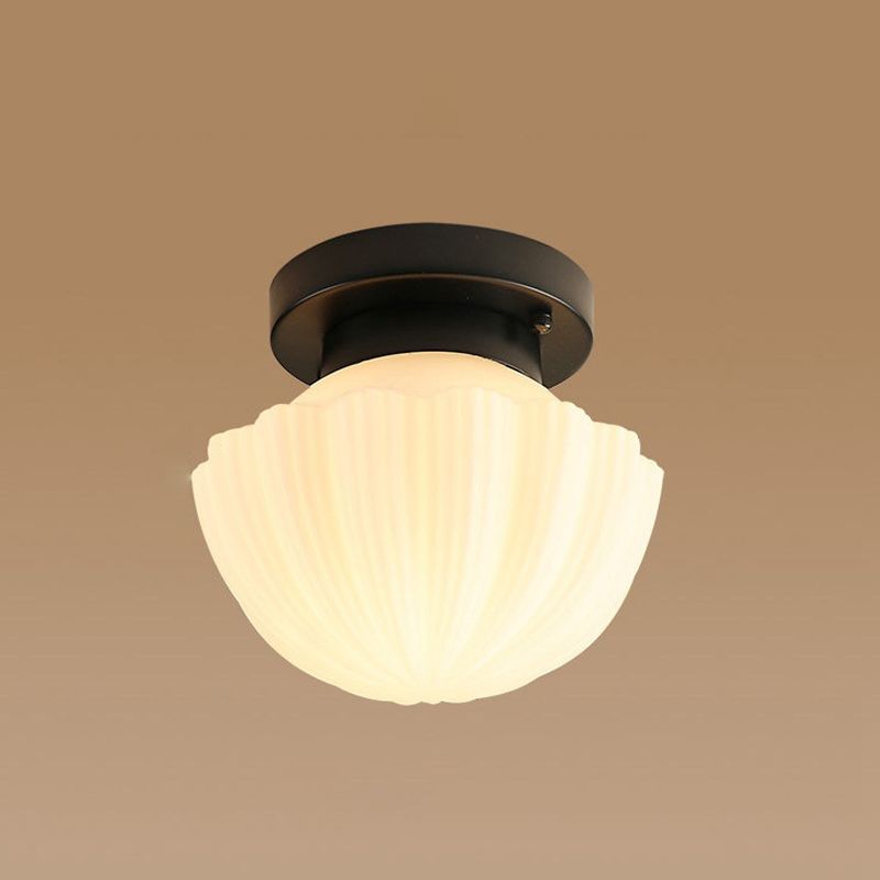 Modern Semi Flush Plafoniera Tradizionale Semi Mount Illuminazione per Vetro Shaded