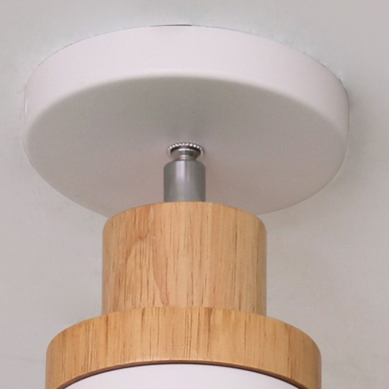 Semi Mount Lighting Modern Style Metal Semi Flush Light Fixture