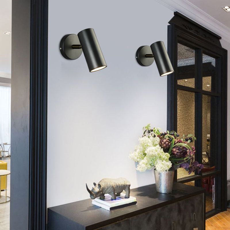 Luz de apliques de pared de simplicidad moderna con tono acrílico transparente para dormitorio