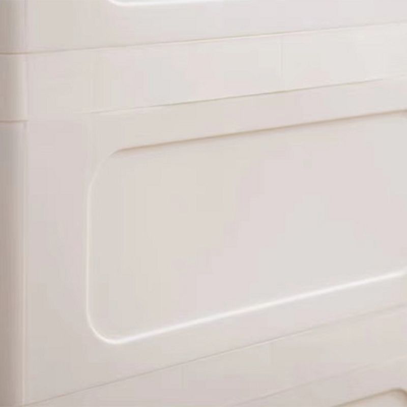 37.4" H Nightstand Plastic Night Table with 1 Door and 2/3-Drawer