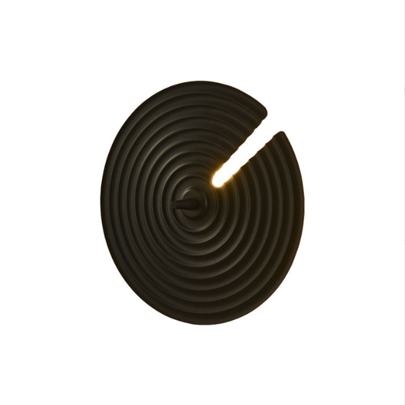 Unique Shape Wall Light Fixture Modern Metal Wall Light Fixtures in Black