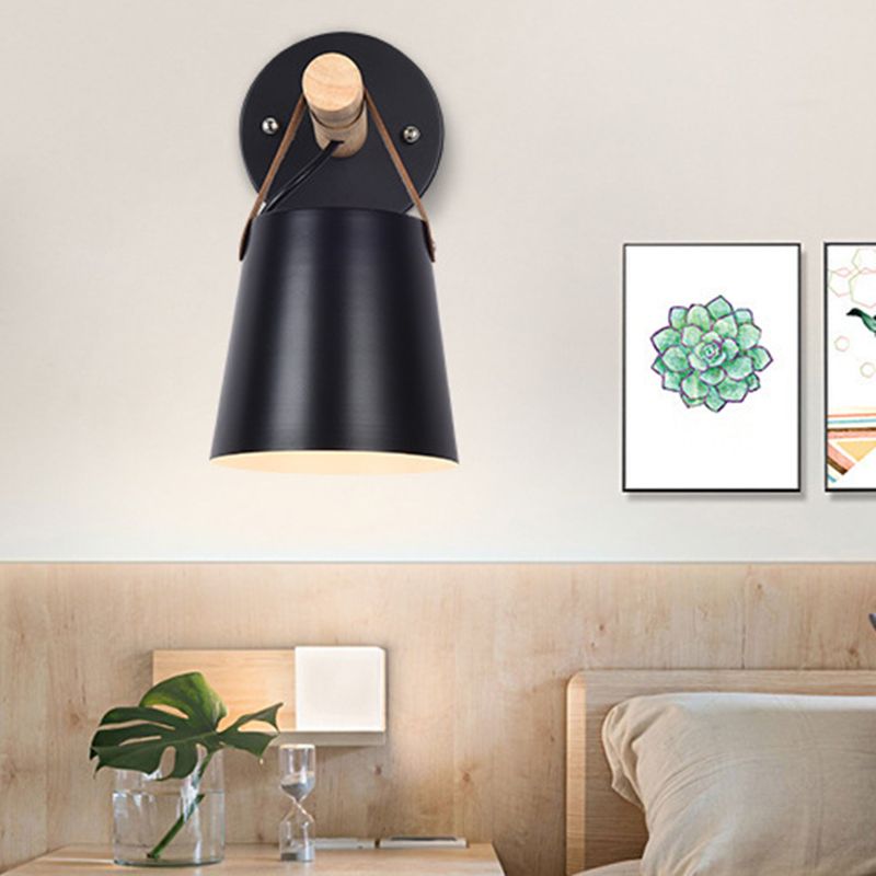 Cone Shape Metal Wall Light Fixture Modern Style Wall Lamp for Dining Room