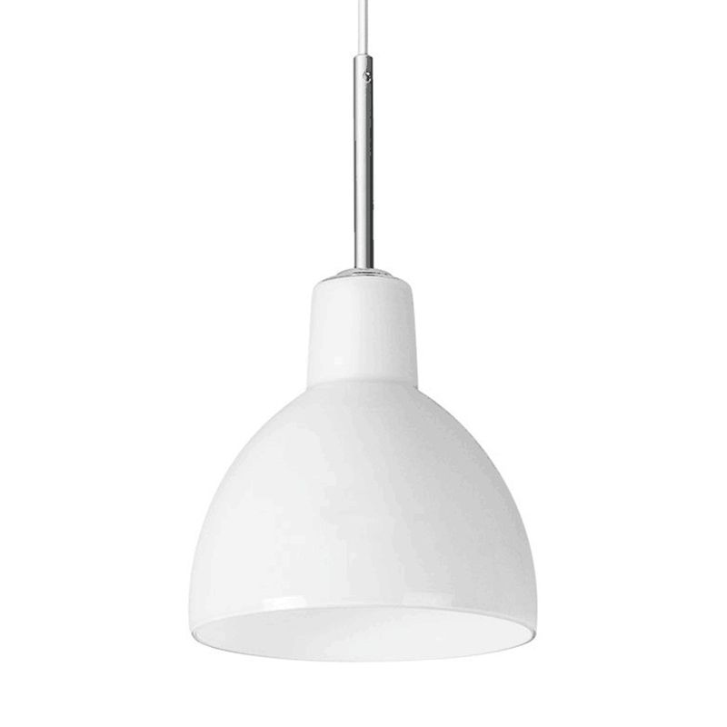 Wit 1 lichte bel hanger lamp Moderne minimalistische glashangende lamp keukengootsteen