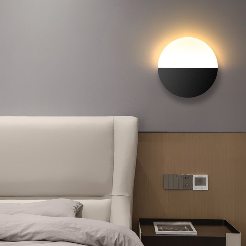 Modern Nordic LED Circle a parete Montata a parete Light Acrilic Wall Lamp per corridoio