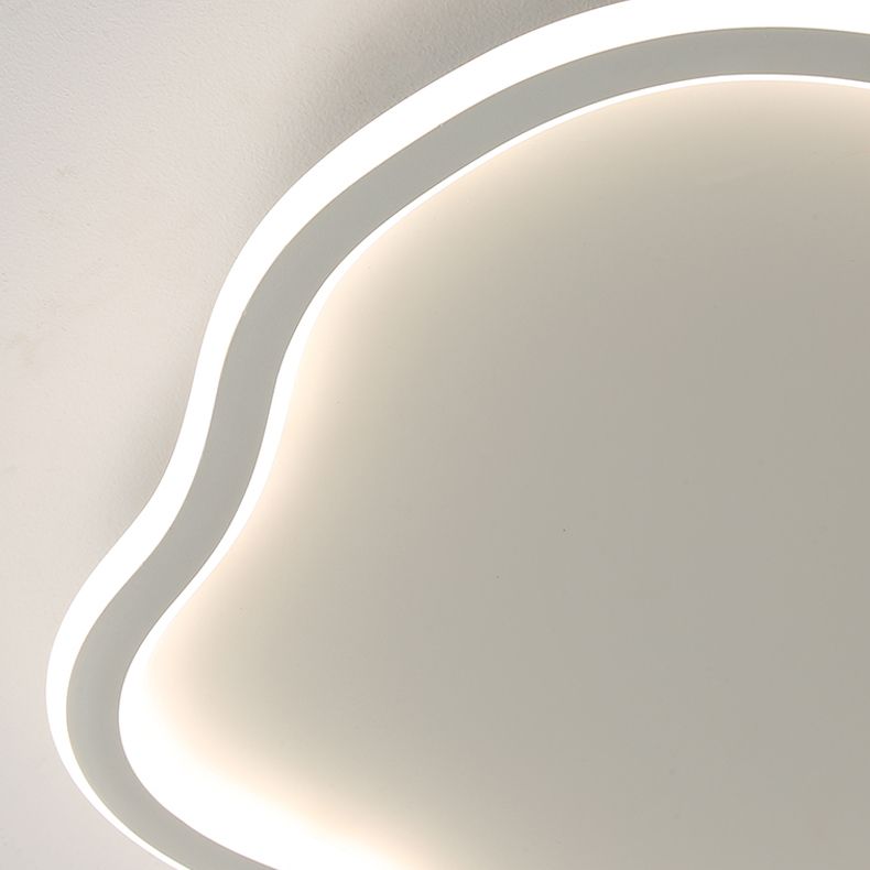 Lámpara de techo LED de aluminio, accesorios de iluminación de montaje empotrado sencillos para sala de estar