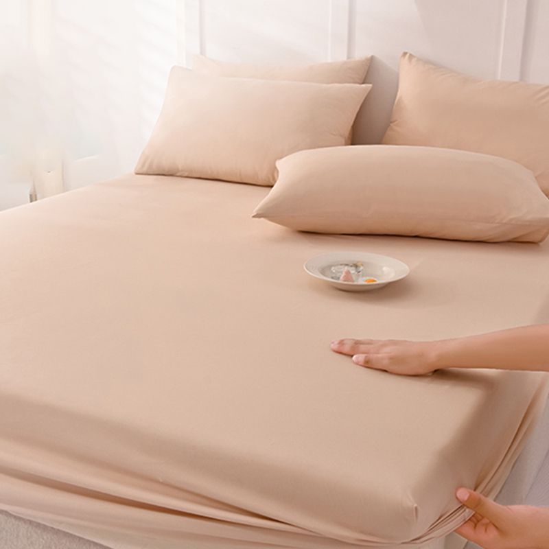 Modern Bed Sheet Set Cotton Solid Standard Basic Pillowcase for Bedroom