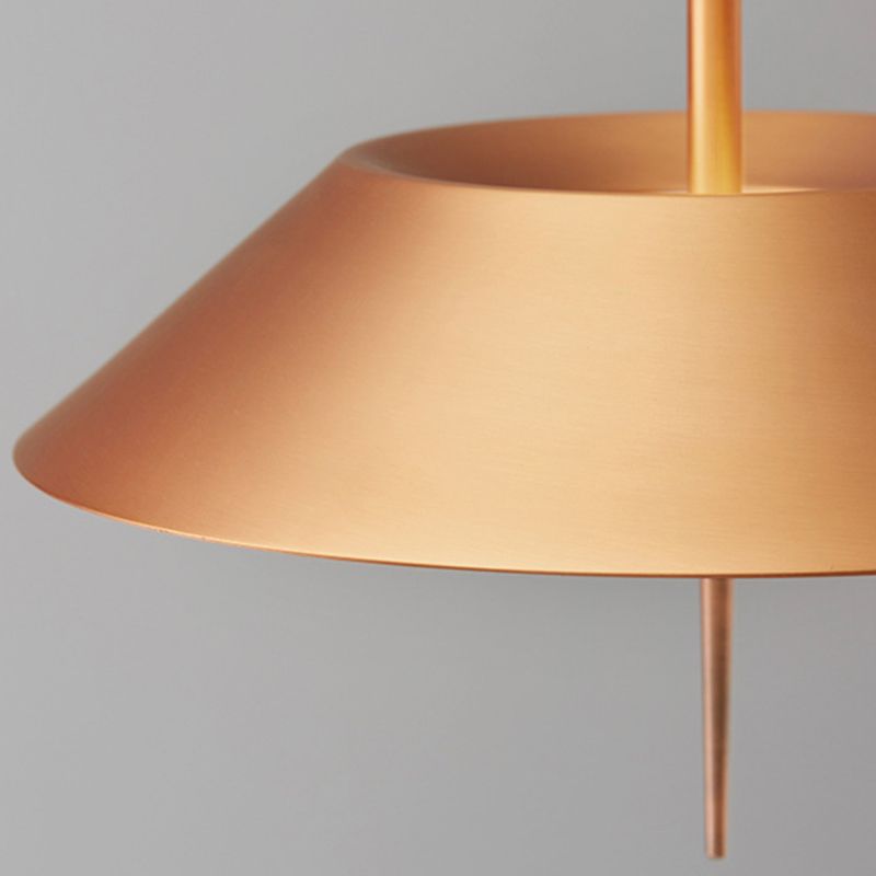 1 Light Iron Macaron Chandelier Pendant lampe Nordic Modern Style Plafond Light pour intérieur