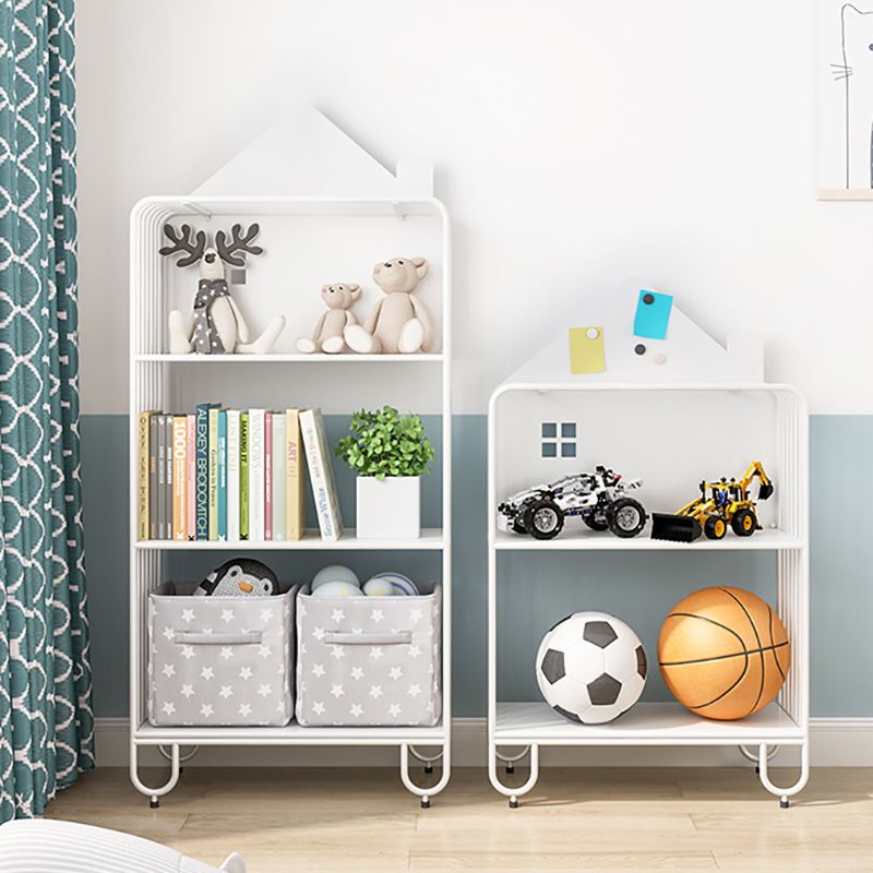 Iron 11" Wide Book Shelf Open Bookcase Vertical Bookcase Shelves Included