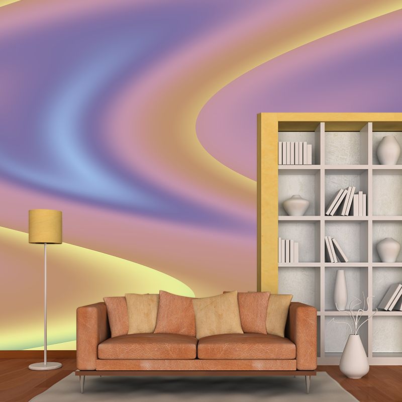 Eco-friendly Illustration Wall Mural Wallpaper Abstract Style Sitting Room Wall Mural