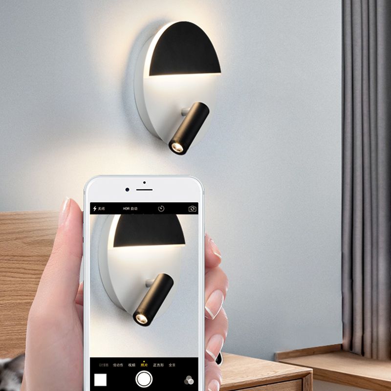 Minimalismo de metal Luz de pared Luz de luz LED LED LED para dormitorio