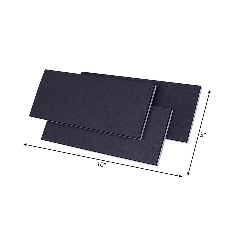 Luce a parete rettangolo in alluminio Luce moderna LED LED Black/White Wall Lamp in illuminazione calda/bianca