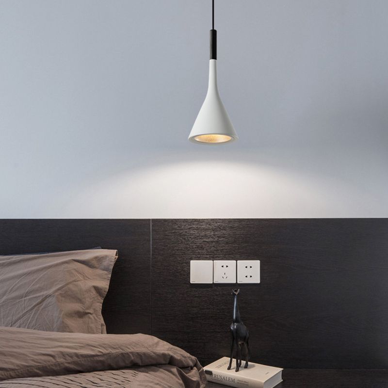LED Metal Pendant lampe chambre à coucher moderne de style saccagé à style simple moderne
