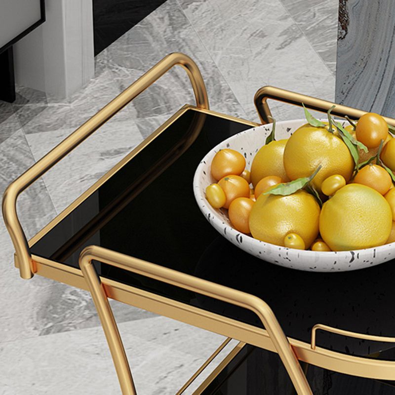32.28" High Contemporary Prep Table Rolling Metal Prep Table for Kitchen