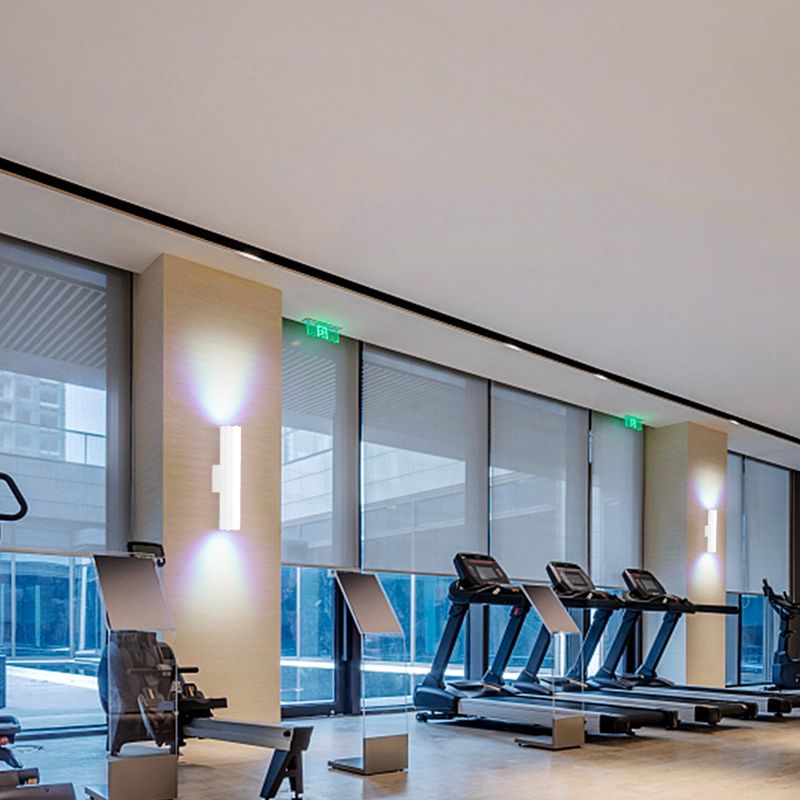 Cylinder Wall Mounted Lamps Modern Style Metal 2 Lights Wall Lighting Ideas