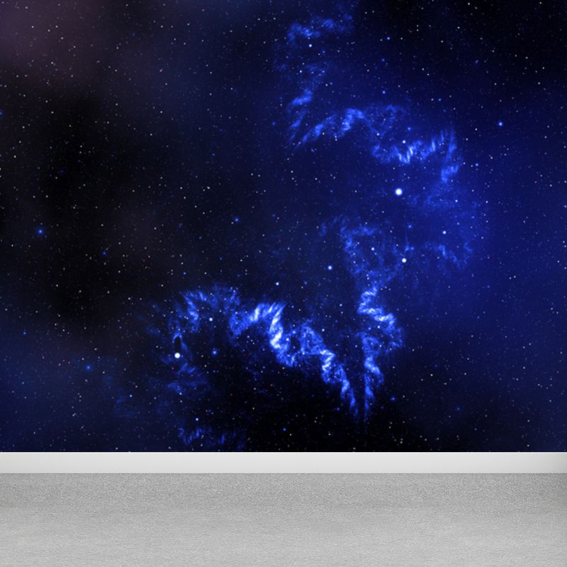 Photography Starry Night Mural Wallpaper Full Size Wall Covering for Room, Custom Print