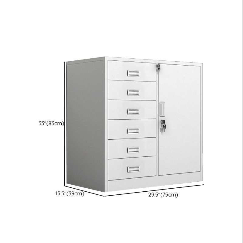 Modern Filing Cabinet Steel Lock and Storage Fire-Resistant File Cabinet