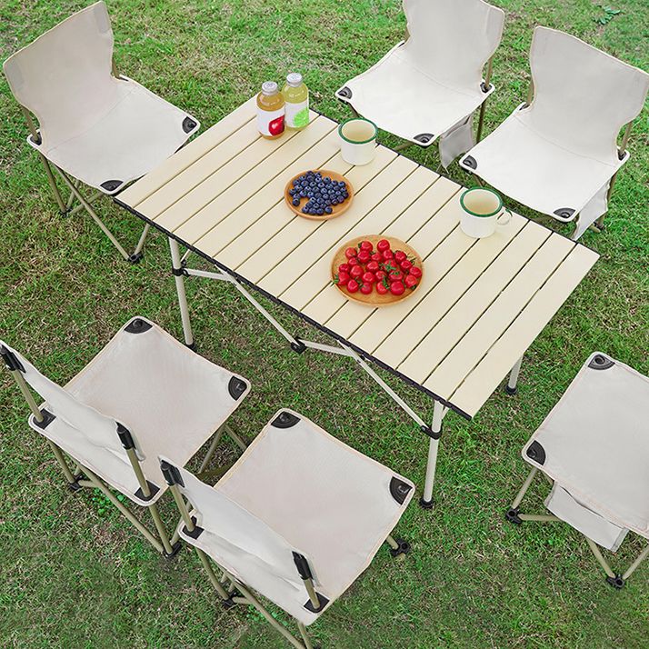 Steel Outdoor Folding Table Industrial UV Resistant Camping Table