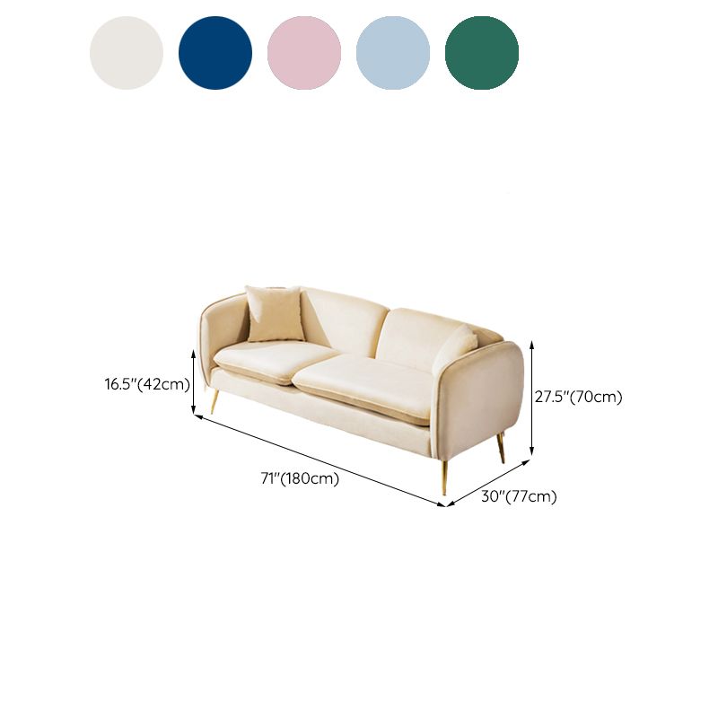 Loose Back Contemporary Seating Standard Sofa for Living Room