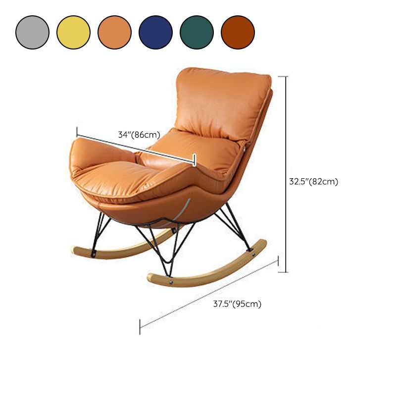 Simple Style Rocker Chair Modern Minimalist Lazy Chair for Bedroom