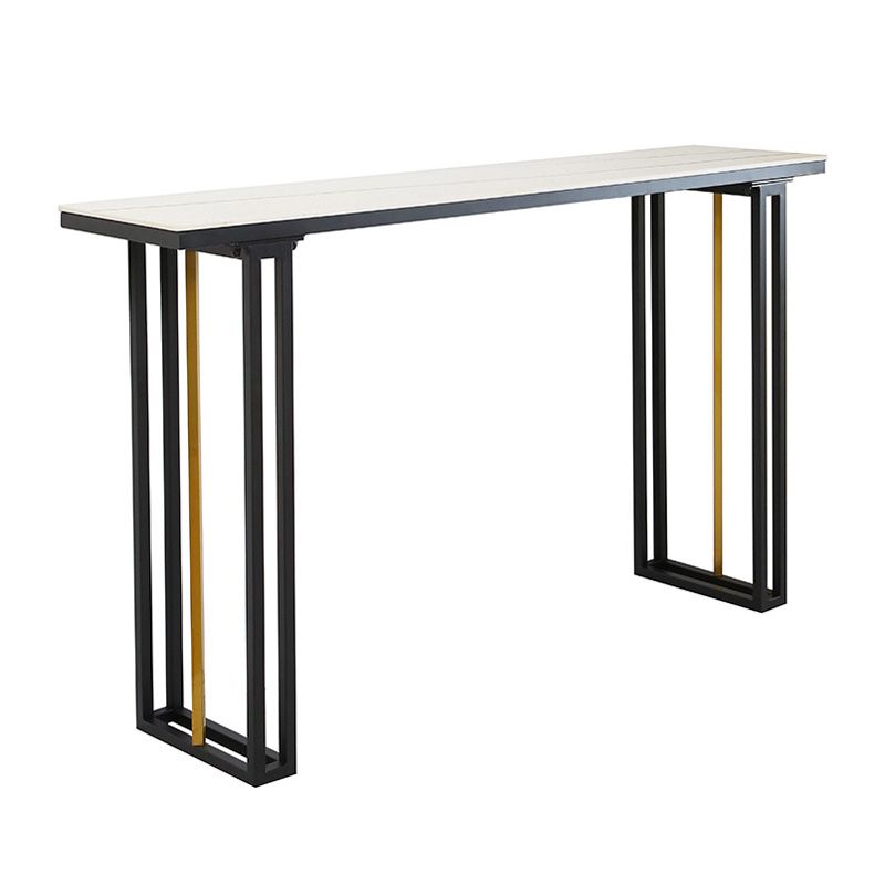 Industrial Sintered Stone Bar Table Dining Table for Kitchen Living Room