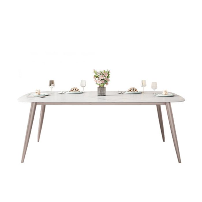 Modern Sintered Stone Dining Set Rectangle 1/2/5/7 Pieces Dining Room Table Set