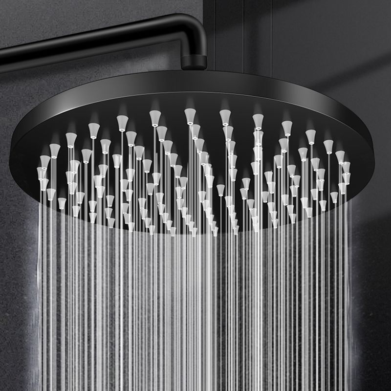 Contemporary Shower Head Combo Fixed Shower Head Stainless Steel Wall-Mount Shower Head